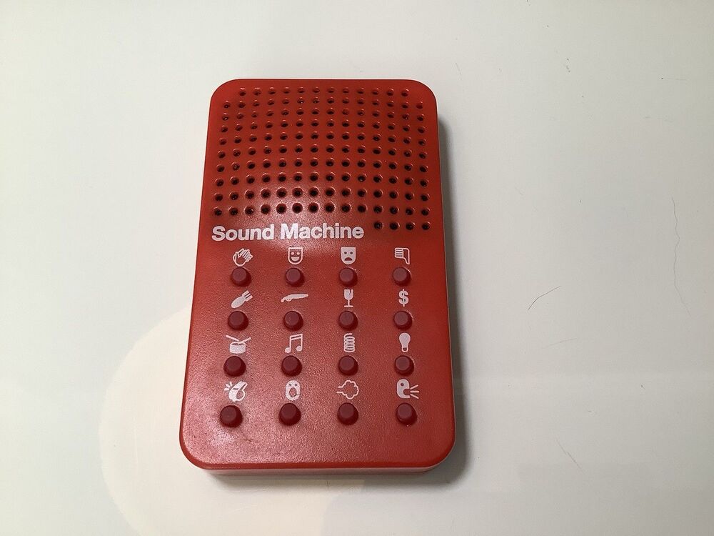 NPW Classic Sound Machine 16 Buttons Hilarious Sound Effects Red Batteries Incl